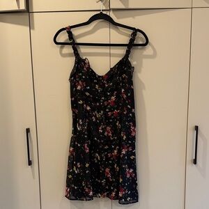 Abercrombie Floral Black Dress